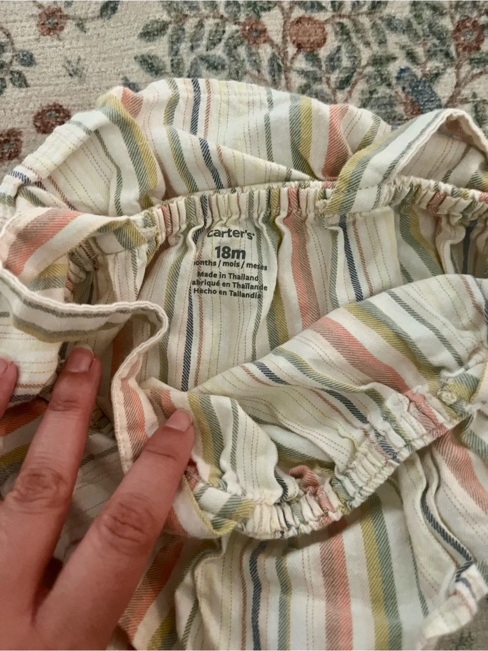 Carter’s Baby Girl Carter's Striped Jumpsuit